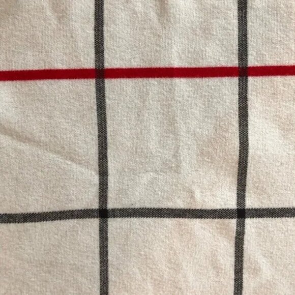 Tahari Windowpane Check Mock Funnel Neck Super Soft Sweater Medium - Picture 6 of 8